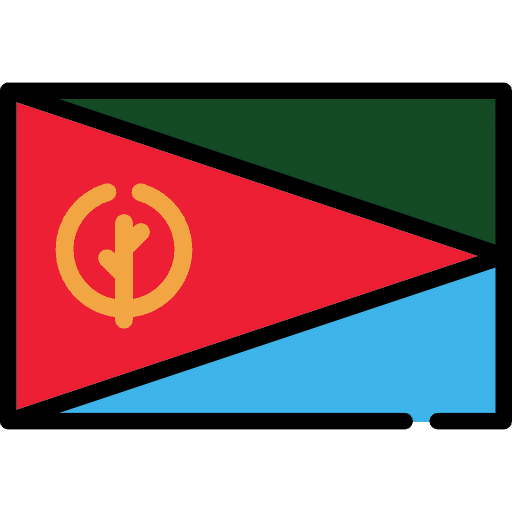 Eritrea flag world nation icon
