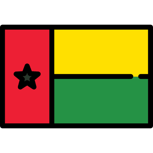 Guinea bissau flag world country icon