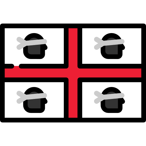 Sardinia flag country nation icon
