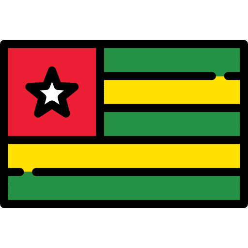 Togo world flags country icon