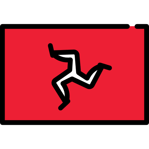 Isle of man world flag nation icon