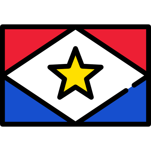 Saba island flag world country icon