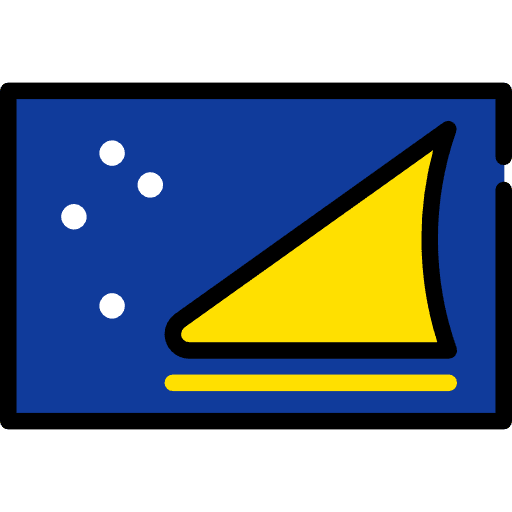 Tokelau flag nation tokelau icon