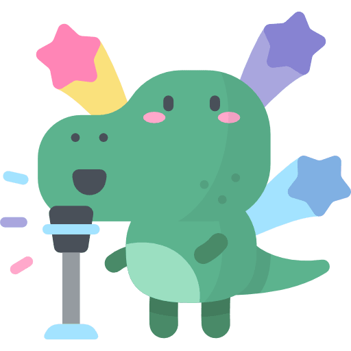 Sing emoji dinosaur avatar icon Sing emoji dinosaur avatar icon
