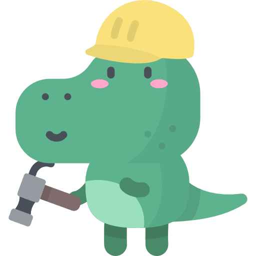 Worker emoji dinosaur avatar icon Worker emoji dinosaur avatar icon