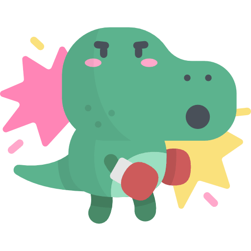 Boxing boxing dinosaur avatar icon Boxing boxing dinosaur avatar icon