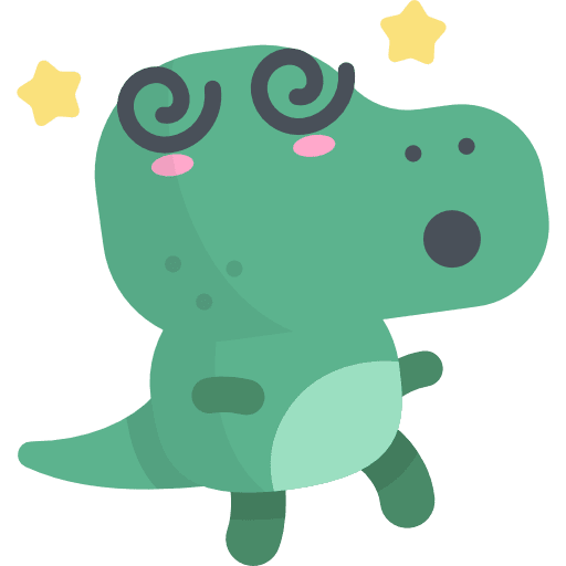 Dizzy feelings smileys dinosaur icon Dizzy feelings smileys dinosaur icon