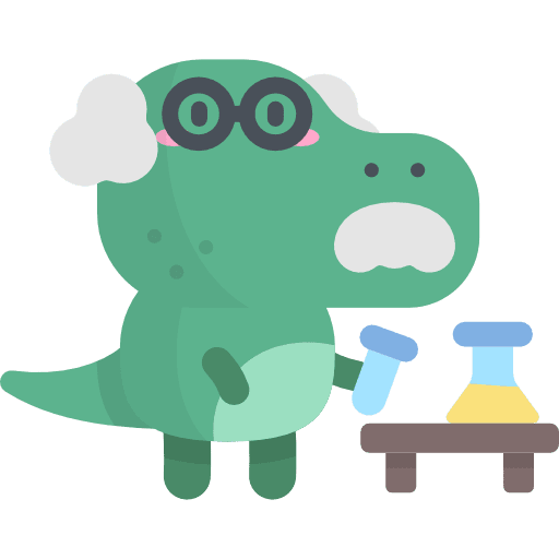 Scientist dinosaur avatar emoji icon Scientist dinosaur avatar emoji icon