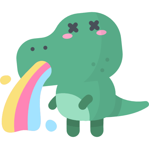 Sick sick avatar dinosaur icon Sick sick avatar dinosaur icon