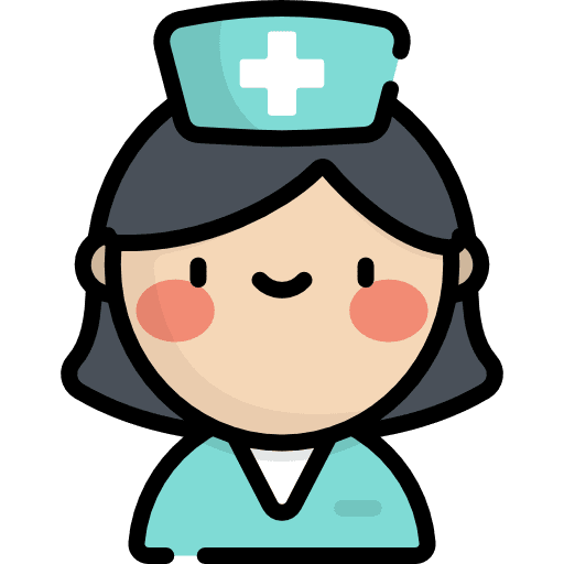 Nurse people sick person illness icon