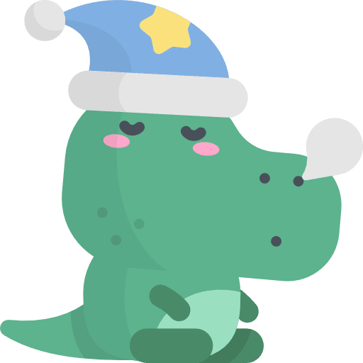 Sleep emoji dinosaur avatar icon Sleep emoji dinosaur avatar icon