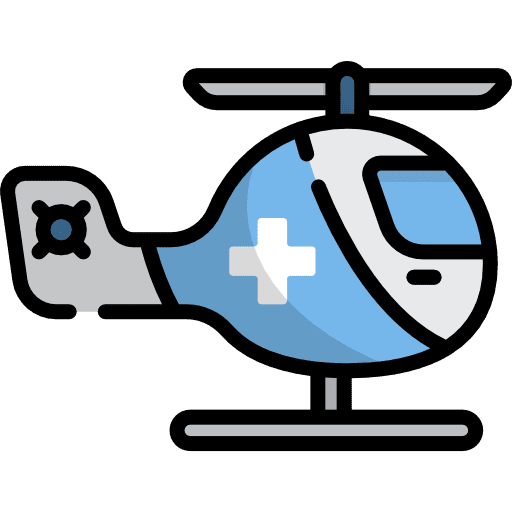 Ambulance healthcare and medical helicopter hospital icon Ambulance healthcare and medical helicopter hospital icon