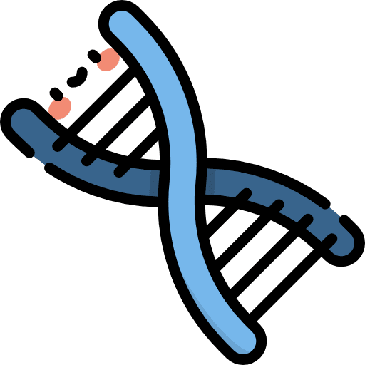 Dna dna deoxyribonucleic acid biology icon Dna dna deoxyribonucleic acid biology icon
