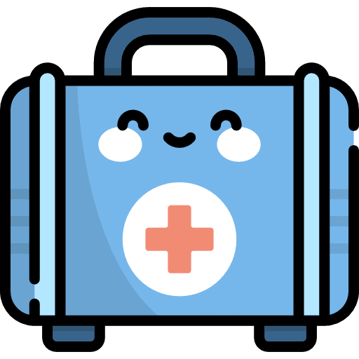 First aid emergency health care tools and utensils icon First aid emergency health care tools and utensils icon