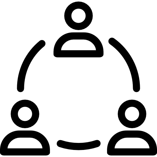 Group members sharing segmentation icon