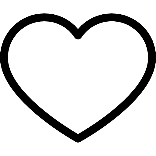 Heart valentines day like peace icon