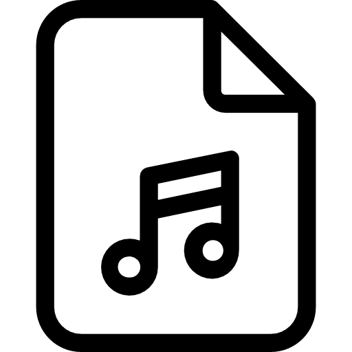 Music file music and multimedia files audio file icon