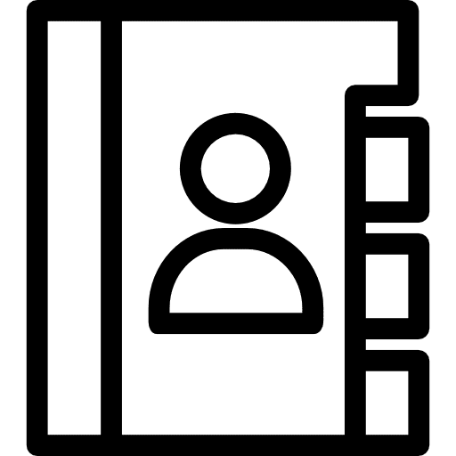 Agenda agenda address book notebook icon