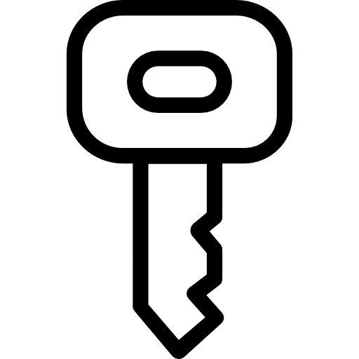 Car key transportation transport tools icon