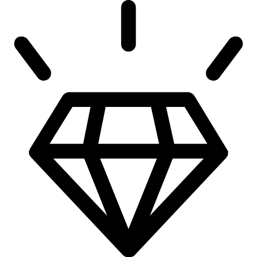 Diamond ui glamour luxury icon