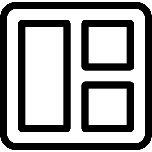 Layout layout development two icon