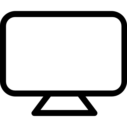 Monitor electronics tv screen icon