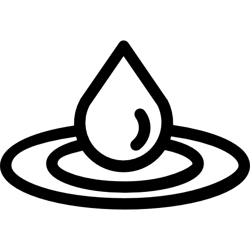 Drop raindrop teardrop weather icon