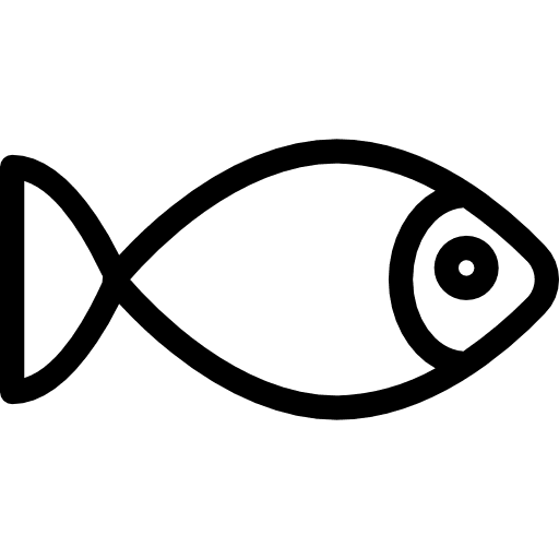 Fish food meats supermarket icon