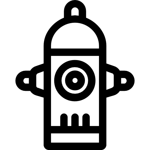 Hydrant construction and tools architecture and city buildings icon