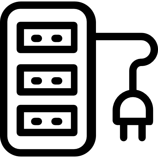 Plug technology electronics socket icon