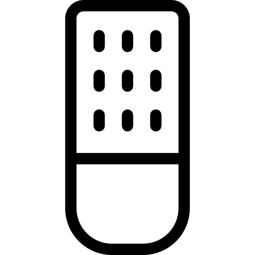 Remote control communications connectivity tools and utensils icon