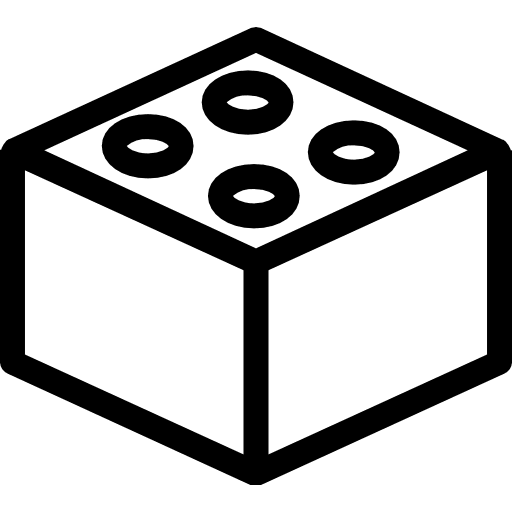 Brick brick bricks toy icon