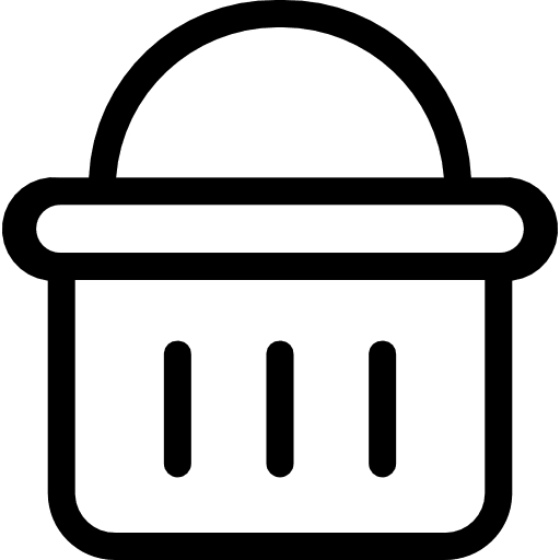 Shopping basket supermarket shopping store commerce icon