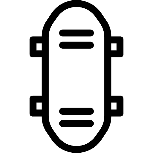 Skateboard wheels sports and competition sports icon