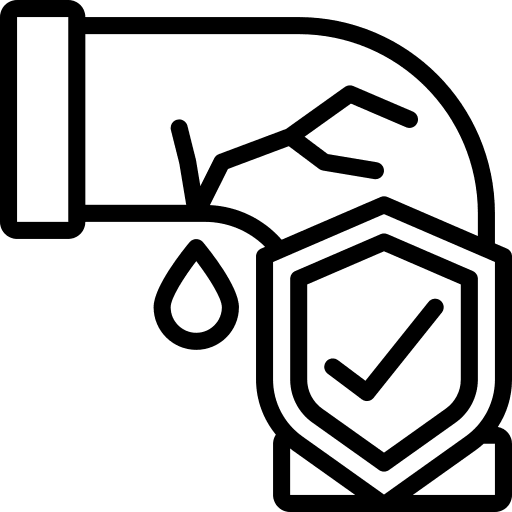 Leak construction improvement drop icon