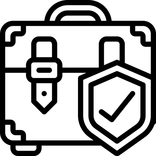 Briefcase bag business suitcase icon