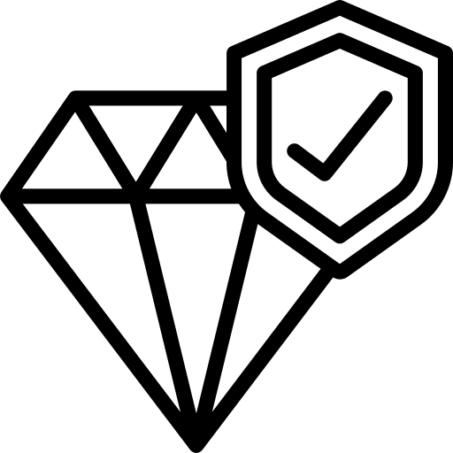 Diamond jewelry wealth precious stone icon