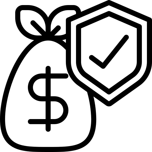 Money bag currency money bag security icon