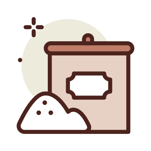 Flour wheat grains bread vegan icon