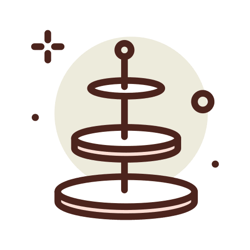 Stand guests stand food and restaurant icon