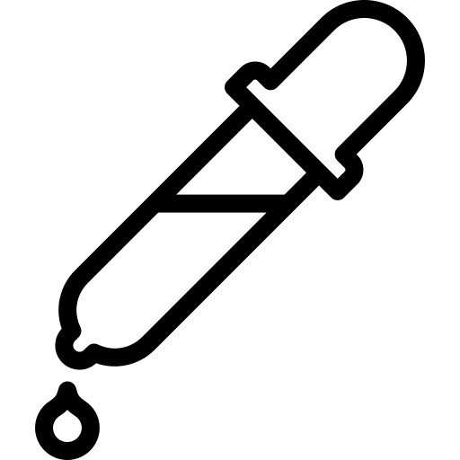 Dropper drug dosage healthcare and medical icon