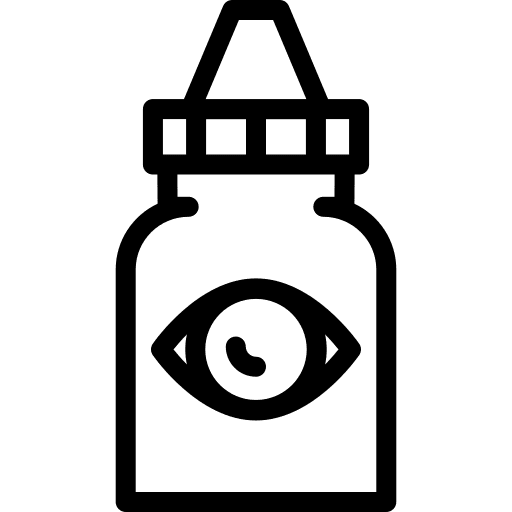 Eye drop pharmacy medication healthcare and medical icon