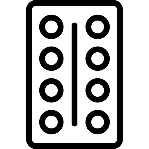 Pill drug pharmacy tablet icon