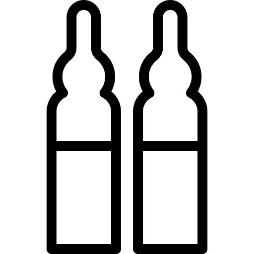 Ampoule pharmacy vial healthcare and medical icon