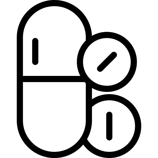 Pill drug pill tablet icon