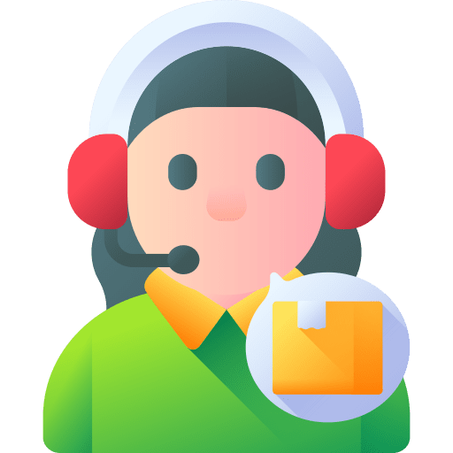 Customer service delivery box customer support communications icon Customer service delivery box customer support communications icon