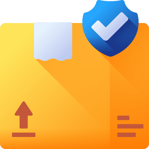Delivery insurance shipping and delivery check mark shield icon Delivery insurance shipping and delivery check mark shield icon