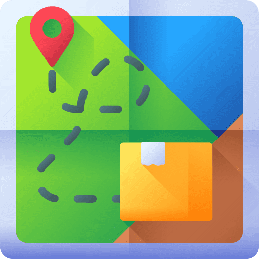 Delivery route map point shipping icon Delivery route map point shipping icon