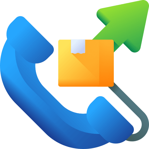 Order delivery call center communications telephone icon Order delivery call center communications telephone icon