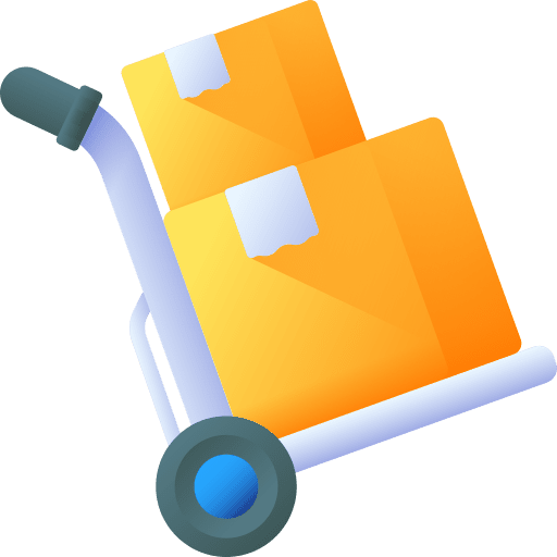 Trolley packages delivery cart transport icon Trolley packages delivery cart transport icon